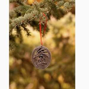 Pewter Ornament- Nativity