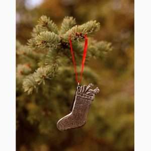 Pewter Ornament- Stocking