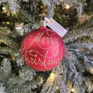 Inge Ornament Merry Christmas