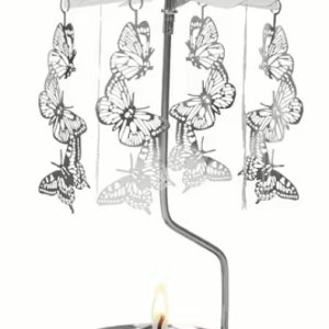 Rotary Candleholder-Butterflies