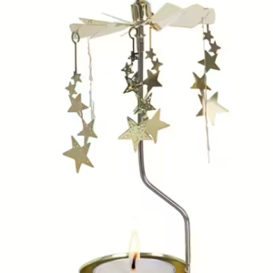 Rotary Candleholder Night Sky Gold