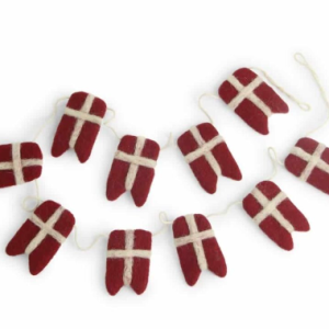 Felt Danish Flag Garland