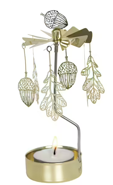 Rotary Candleholder Oak