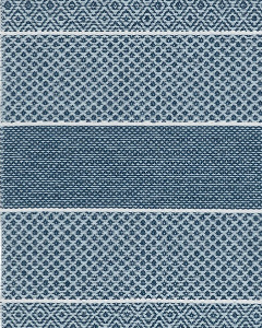 Swedish Vinyl Rug- Alfie Blue
